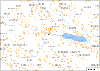 map of Alići