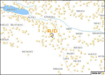 map of Alići