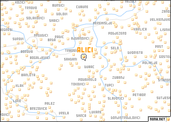 map of Alići