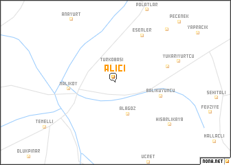 map of Alıcı