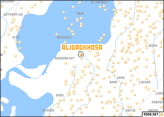 map of Ali Dād Khosa