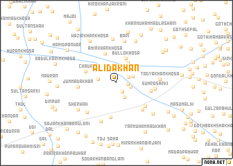 map of Ali Dakhan