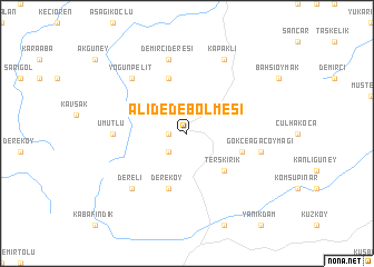 map of Alidedebölmesi