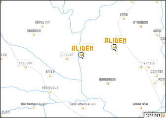 map of Alidem