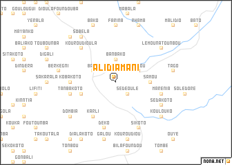 map of Alidiamani