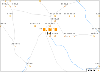 map of Alidima