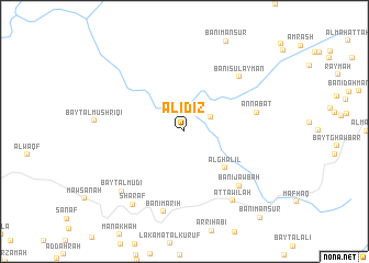 map of Al ‘Idiz