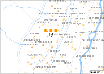 map of Al ‘Idwah