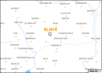 map of Aliefe