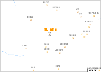 map of Aliémé