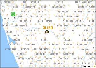 map of A-lien