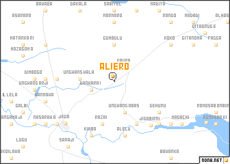 map of Aliero