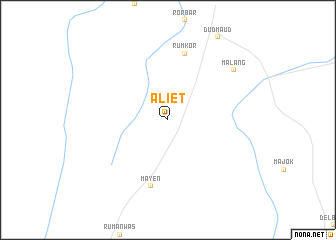 map of Aliet