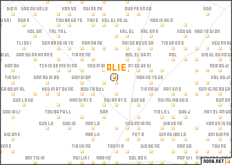 map of Alié