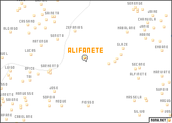 map of Alifanete