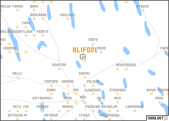 map of Alifori