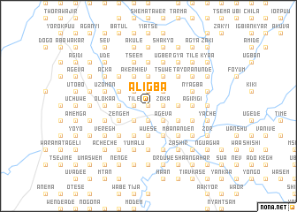 map of Aligba