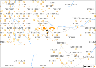 map of Aliguayan
