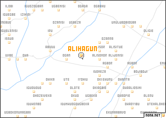 map of Alihagun