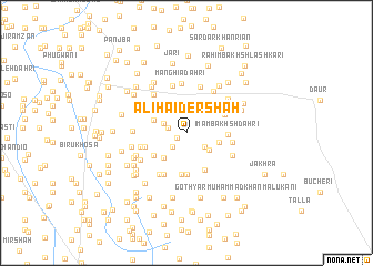 map of Ali Haider Shāh