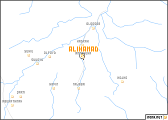 map of ‘Alī Ḩamad