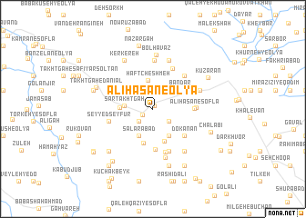 map of ‘Alī Ḩasan-e ‘Olyā