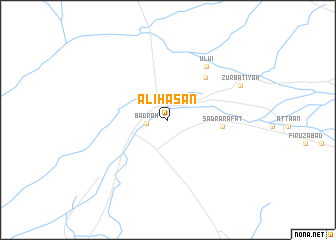 map of ‘Alī Ḩasan