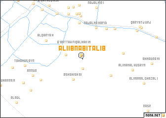 map of ‘Alī Ibn Abī Ţālib