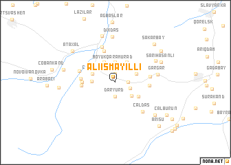 map of Əliismayıllı