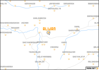 map of Ālījān