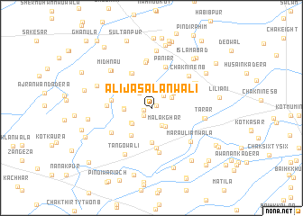 map of Āli Jasālānwāli