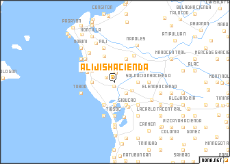 map of Alijis Hacienda