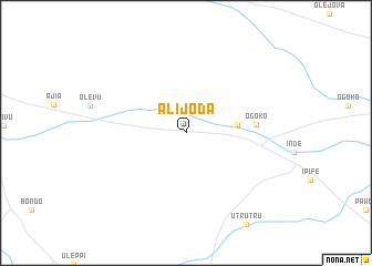 map of Alijoda