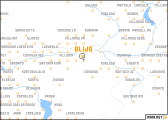 map of Alijo