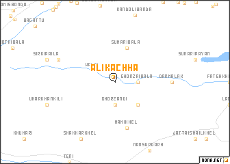 map of Ali Kachha