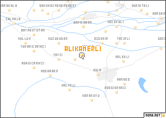 map of Alikamerli