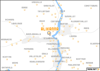 map of Alikanna