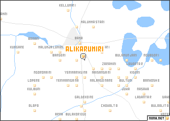 map of Ali Karumiri