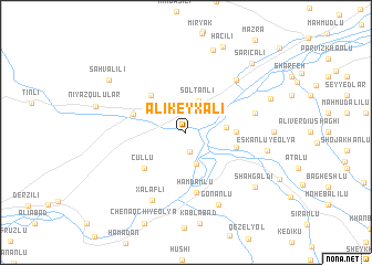 map of Alıkeyxalı