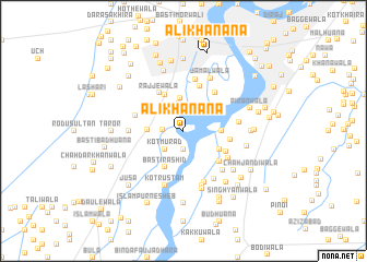 map of Ali Khanāna