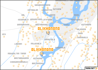 map of Ali Khanāna