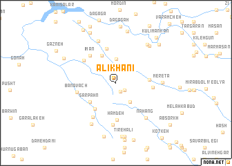 map of ‘Alīkhānī