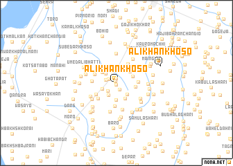 map of Ali Khān Khoso