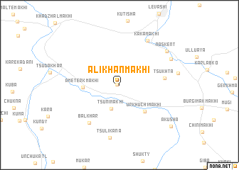 map of Alikhan-Makhi