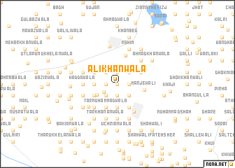 map of Ali Khānwāla