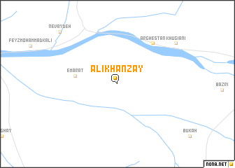 map of ‘Alī Khān Zay