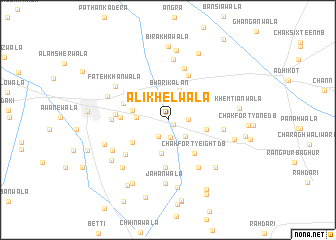 map of Ali Khelwāla