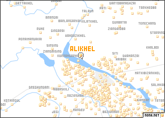 map of Ali Khel