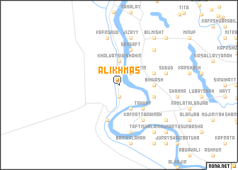 map of Al Ikhmās