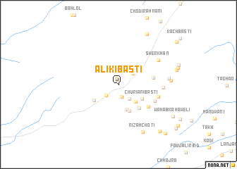 map of Ali Ki Basti